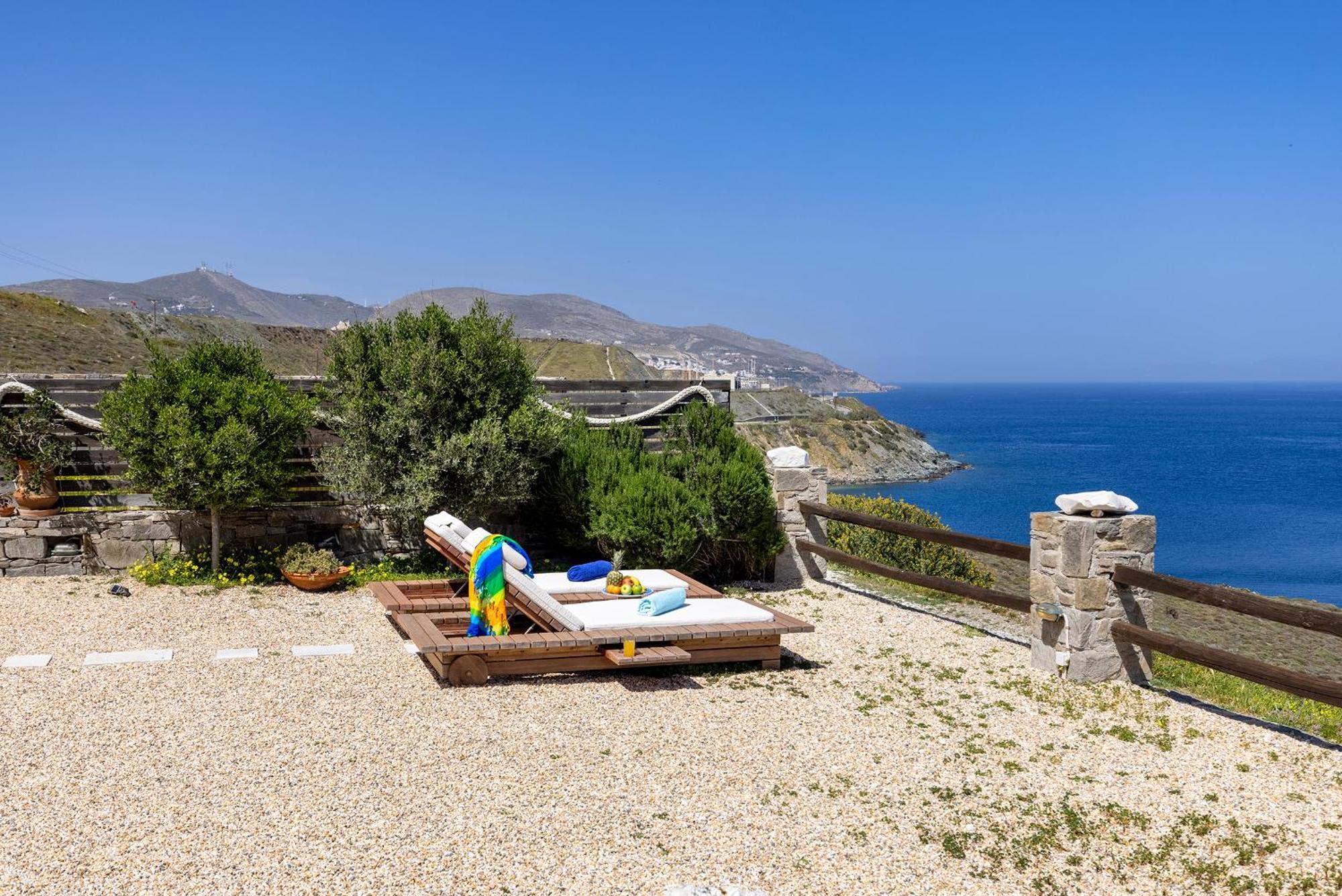 Aegean View - Seaside Apartment In Syros Azolimnos Eksteriør billede