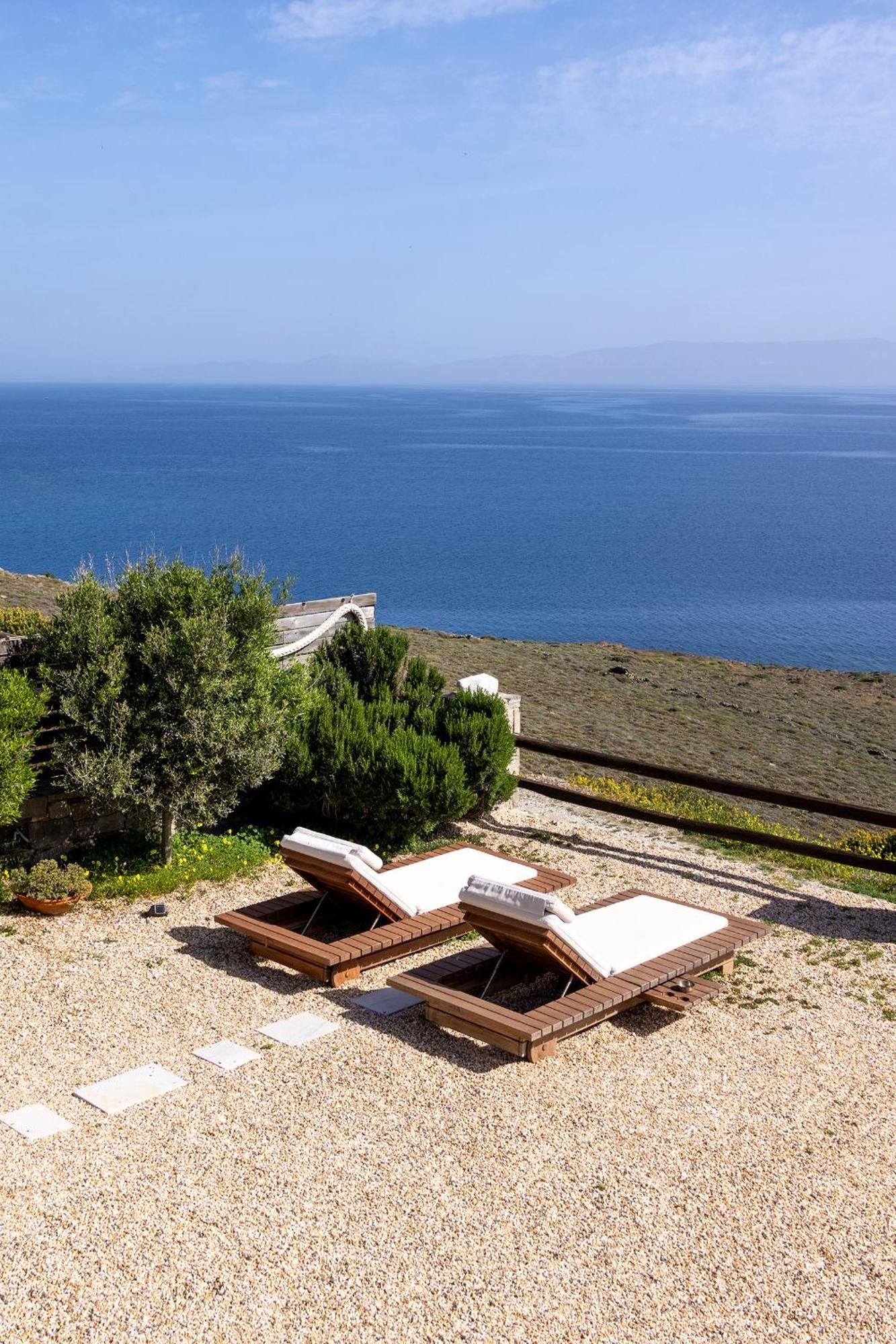 Aegean View - Seaside Apartment In Syros Azolimnos Eksteriør billede