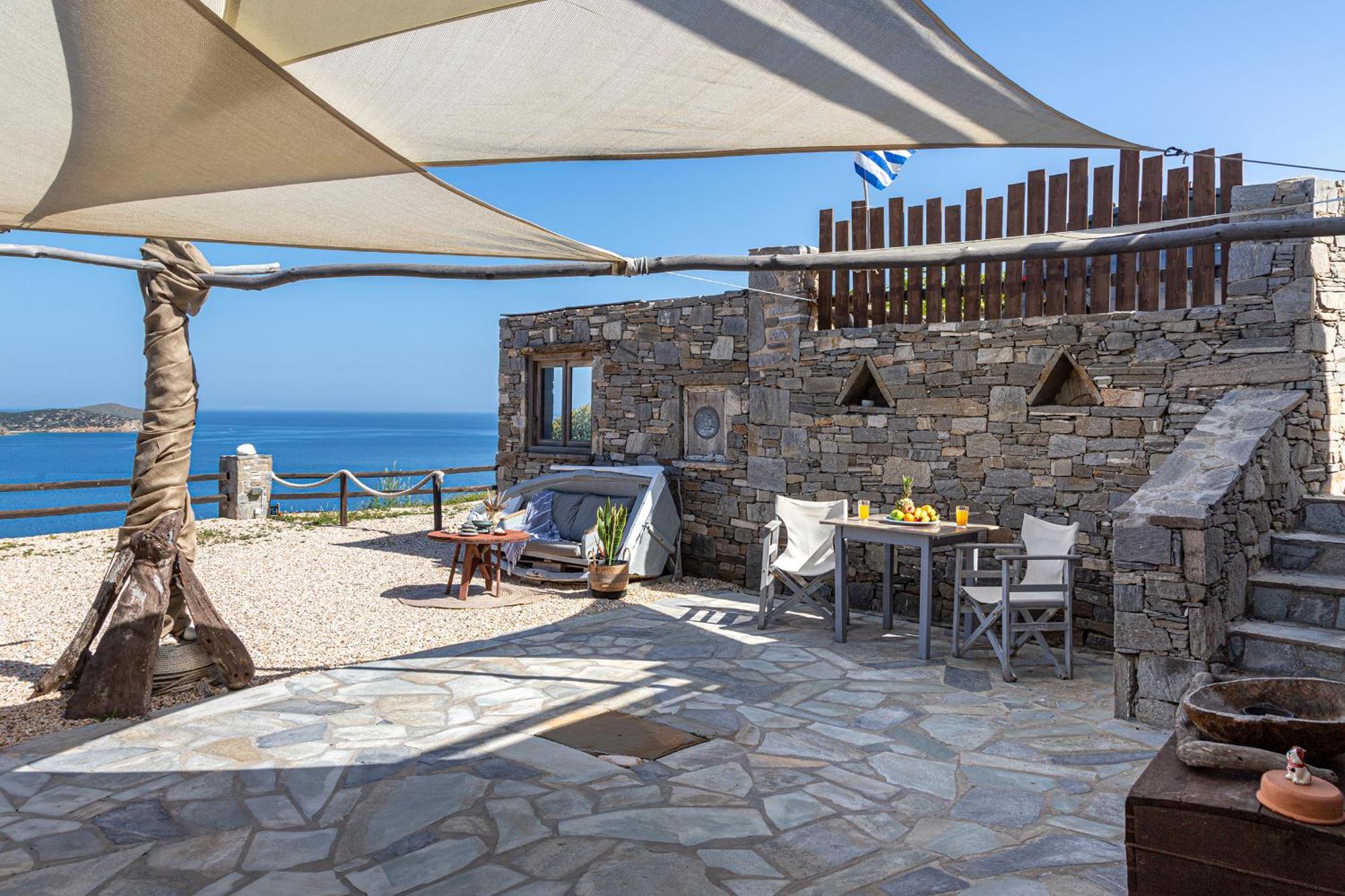 Aegean View - Seaside Apartment In Syros Azolimnos Eksteriør billede