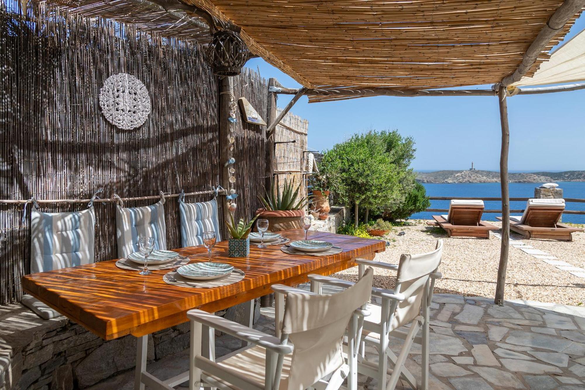 Aegean View - Seaside Apartment In Syros Azolimnos Eksteriør billede