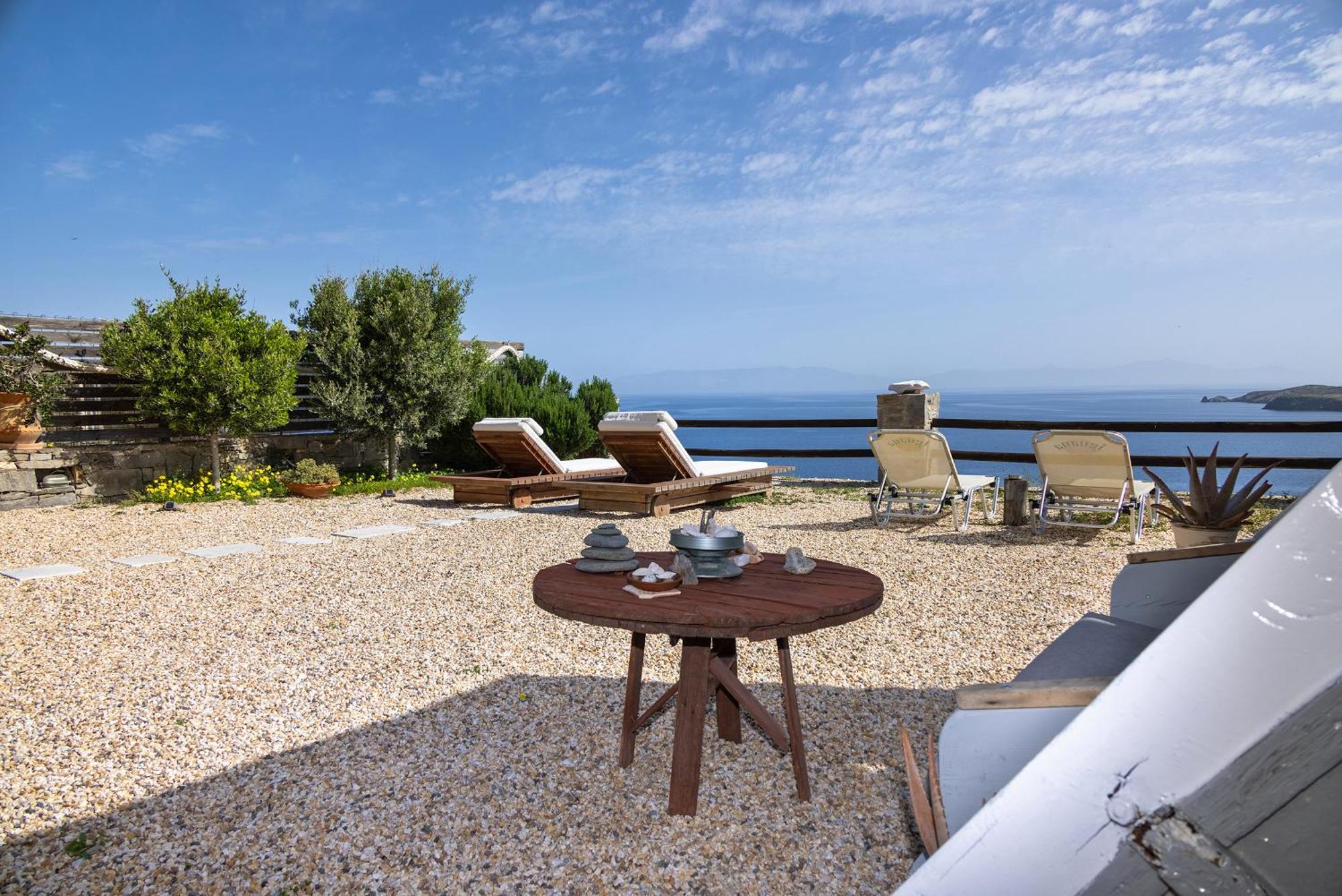 Aegean View - Seaside Apartment In Syros Azolimnos Eksteriør billede