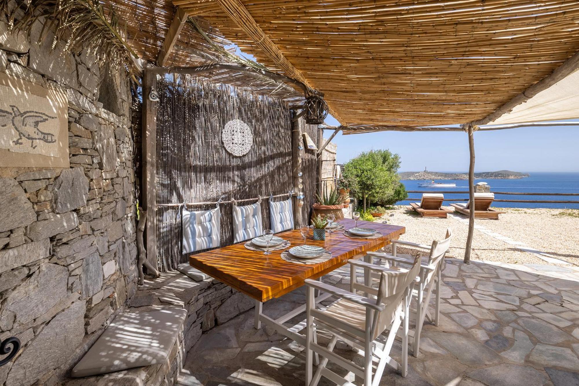 Aegean View - Seaside Apartment In Syros Azolimnos Eksteriør billede