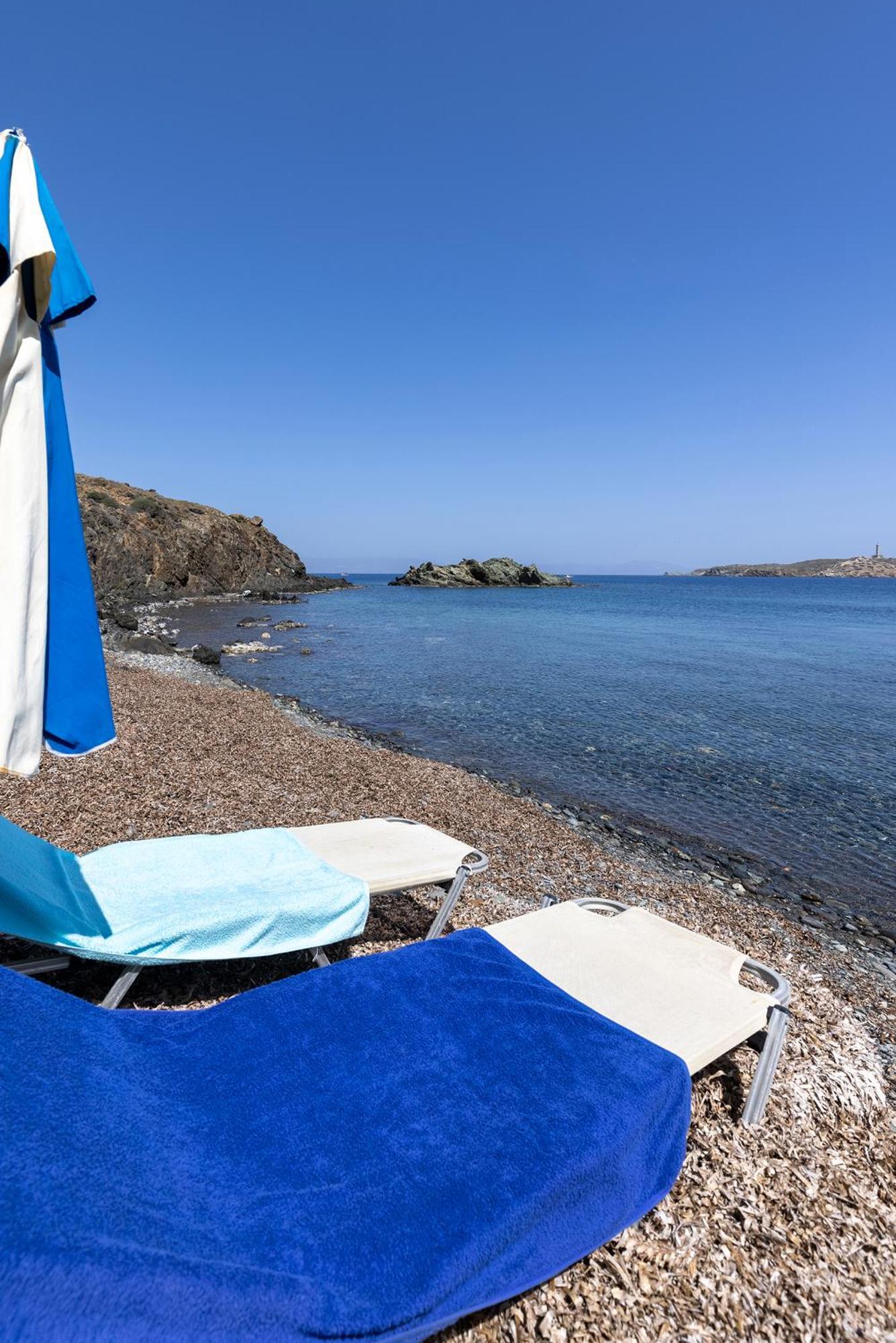 Aegean View - Seaside Apartment In Syros Azolimnos Eksteriør billede