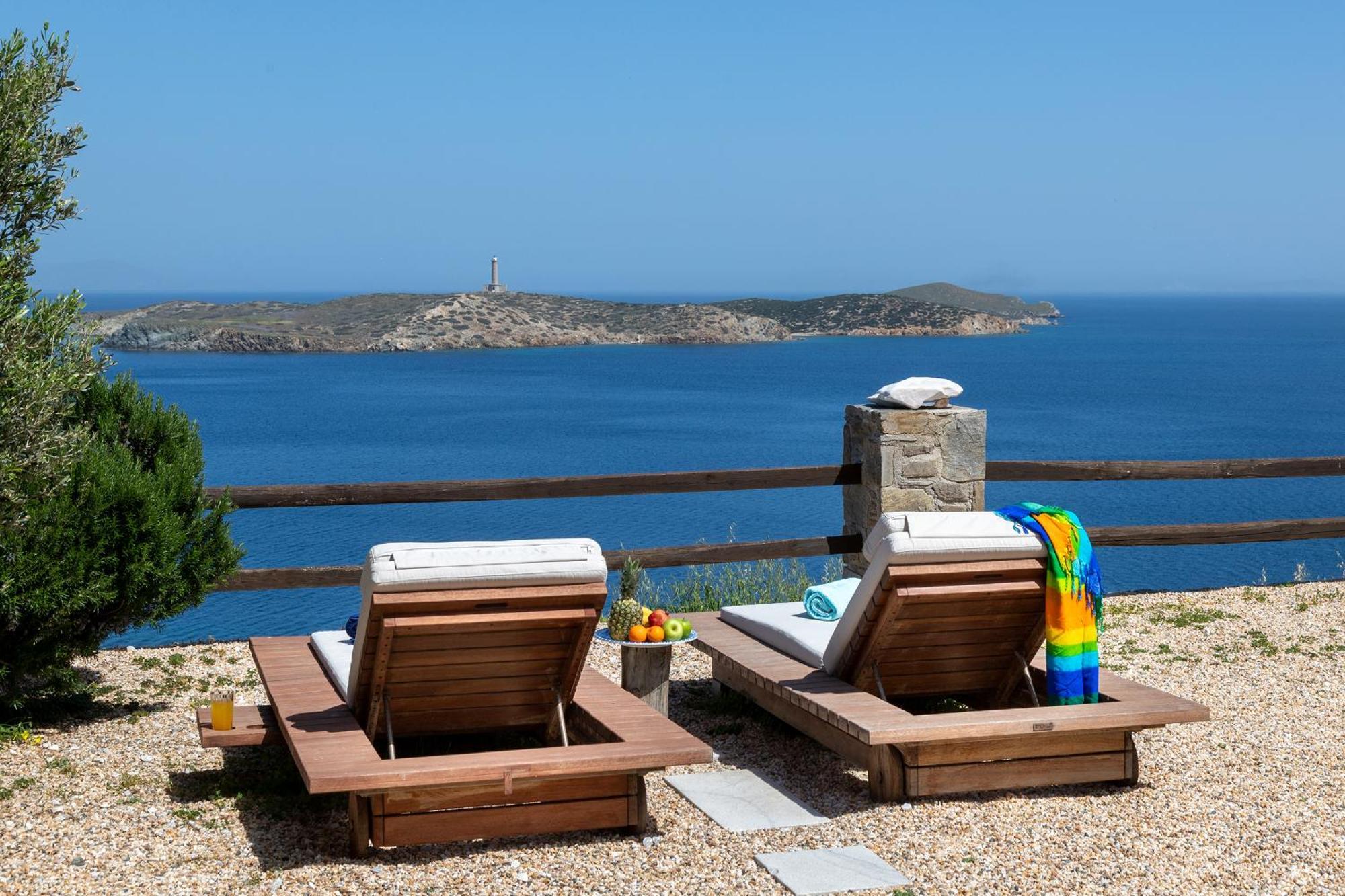 Aegean View - Seaside Apartment In Syros Azolimnos Eksteriør billede